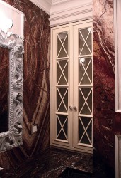 Двери из дерева с вставками из стекла